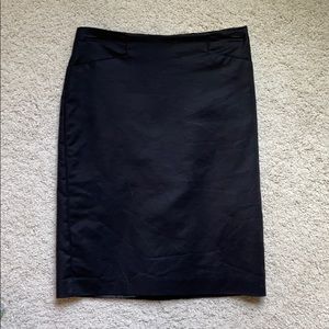 Size 4 black pencil skirt by Van Heusen